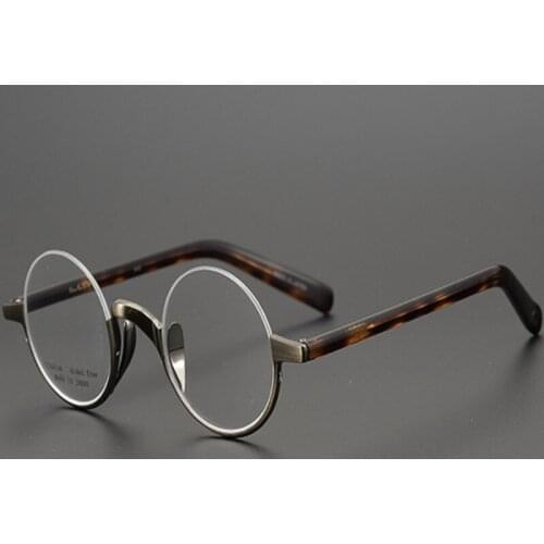 Anti Blue Ray Light Computer Myopia Eyeglasses Pure Titanium Women Optical Eyewear Blue Light Blocking Presbyopia Glasses Men