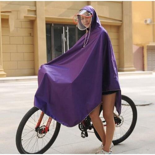 Bicycle Raincoat / Electric Bicycle Adult Battery Car Poncho / Single people/ Male / Female / Thicken Raincoat/161140
