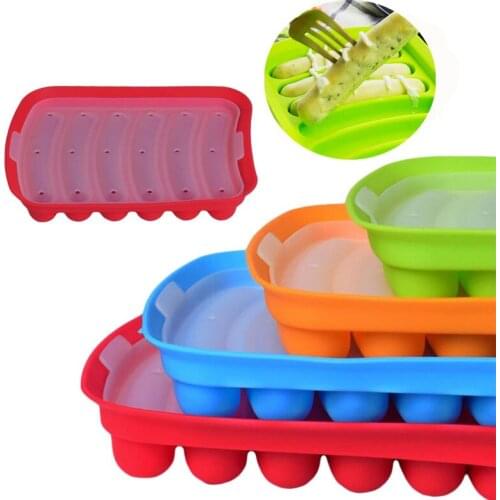 Silicone DIY Hot Dog Handmade Ham DIY Sausage Mould Sausage Makers Silicone Mold 6 In 1 Kitchen Gadget Hot Dog Tools