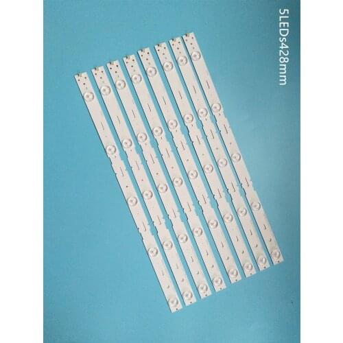 100% New 8pcs/Kit LED strips for GRUNDIG TV 40 VLE 6420 BH 40VLE 6420 BH 40VLE6420 BH 40 VLE 6520 BL 40VLE 6520 BL 40VLE6520 BL