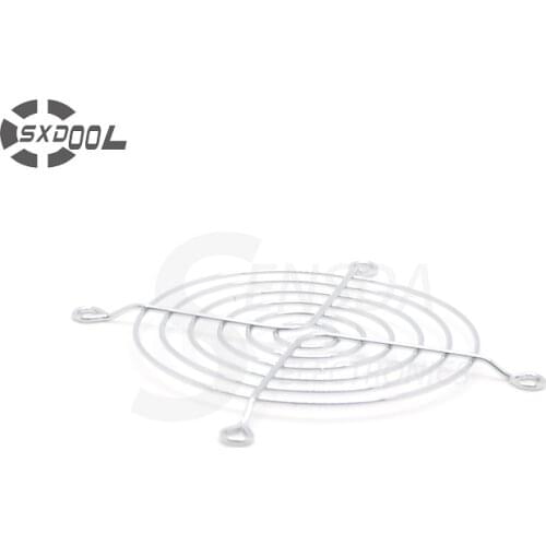 SXDOOL 90mm DC Fan Grill Protector Silver Metal Finger Guard Used for 90mm Fan