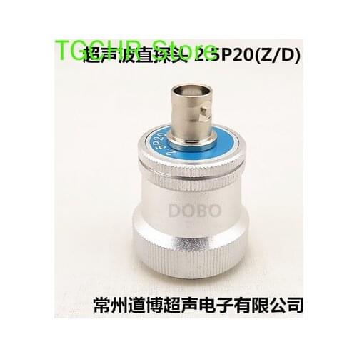 Ultrasonic Flaw Detector Straight Probe 2.5p20 Single Crystal Longitudinal Wave Transducer Ut NDT for Castings and Forgings MHz