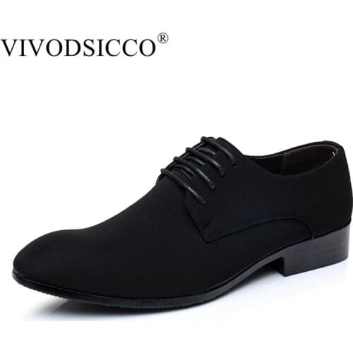 VIVODSICCO Men's Suede Shoes