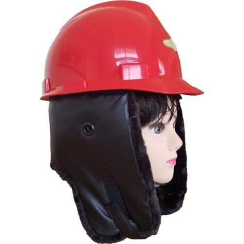 Winter Safety Helmet Removable Warm Cotton Lining Protective Helmet Safety Cap Hat, Anti-impact Outdoor Construction Work Helmet