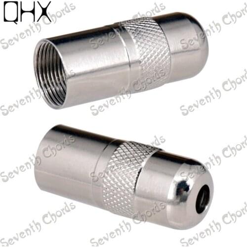 10Pcs Threaded bushing Sleeve for Guitar Bass Threaded Cylinder Style Jack guitar parts Length 30.5MM Internal Thread:12mm