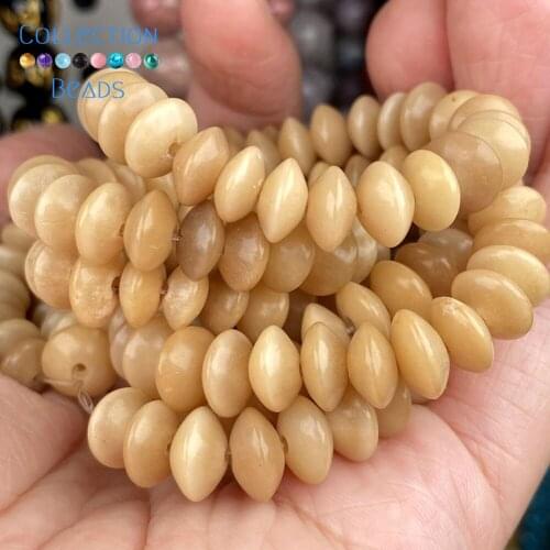 Natural Stone Irregular UFO Beads Gravel Chips Loose Spacer For Jewelry Making DIY Bracelet Accessories Wholesale 15"