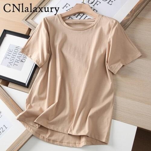 Женские базовые футболки Cnlalaxury China At AliExpress