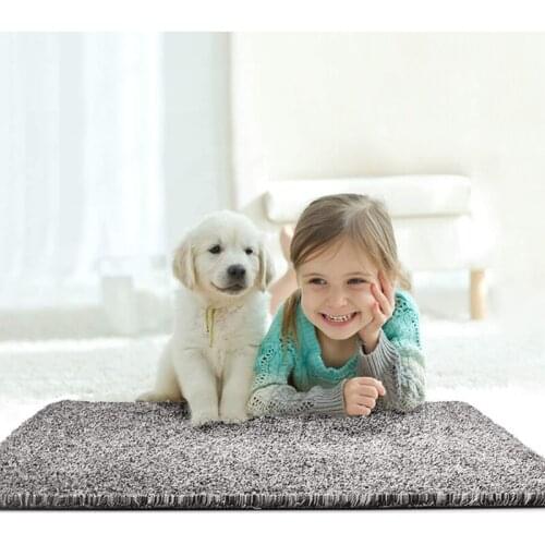Indoor Super Absorbs Doormat Latex Backing Non Slip Door Mat for Small Front Door Inside Floor Dirt Trapper Cotton Entrance Rug