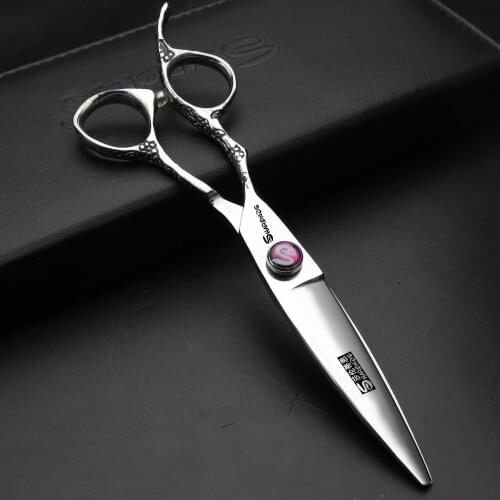 Left Hand hair scissors japan 440c importers hair professional scissors hairdressing scissors 6 inch barber scissors