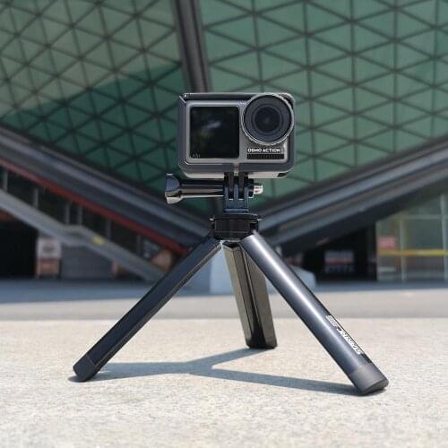 Metal Handheld Vlog Tripod Mini Portable Tripod for Gopro Hero 8 7 6 5 Black Session Osmo Action Camera