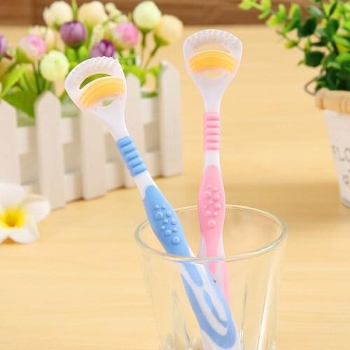 Soft Silicone Tongue Brush Cleaning The Surface of Tongue Oral Cleaning Brushes Tongue Scraper Cleaner Fresh Breath Health