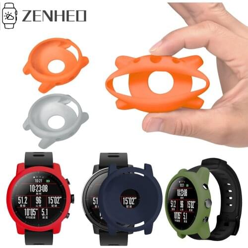 Soft Case Cover Protective Frame Shell for Xiaomi Huami Amazfit 2/2S Stratos Watch Colorful Replacement Watch Protector Case