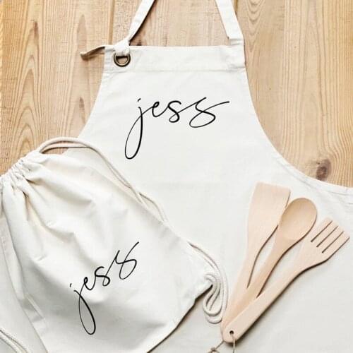 Custom Apron Set | Aprons for Women | Aprons for Men | Adults Apron Set | Baking Set | Personalised King or Queen of the Kitchen