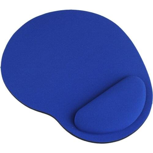 Buyincoins Cheap Mini Gaming Mouse Pad Wrist Rest Support Comfort Mice Pad Mat For Desktop Computer Black /Blue Color #1559