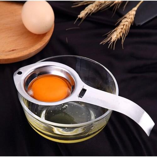 Stainless Steel Egg White Separator Tools Eggs Yolk Filter Gadgets Kitchen Accessories Separating Funnel Spoon Egg Divider Tools