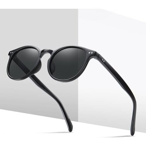 LUOMON Fashion Retro Polarized Sunglasses Women Men UV400 Vintage Sun glasses LM3331