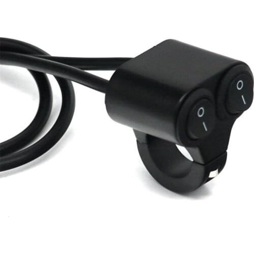 12V Brake Switch Motorcycle ATV Handlebar Led Indicator Light Switch Blinker Start Switch Headlight Hazard Light Button Switches