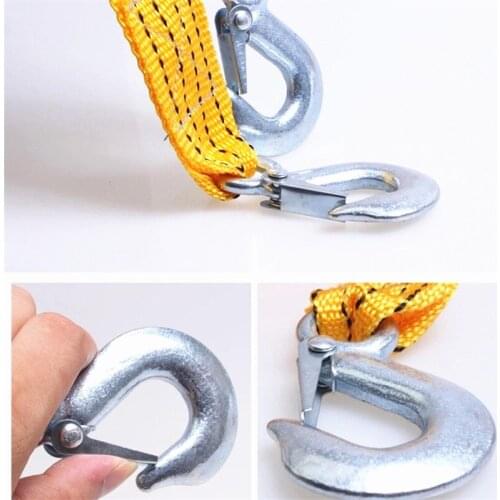 4M Heavy Duty 3 Ton Car Tow Cable Tow Rope Strap Hook Van Road Rescue FOR Ford Focus Fusion Escort Kuga Ecosport Fiesta Falcon