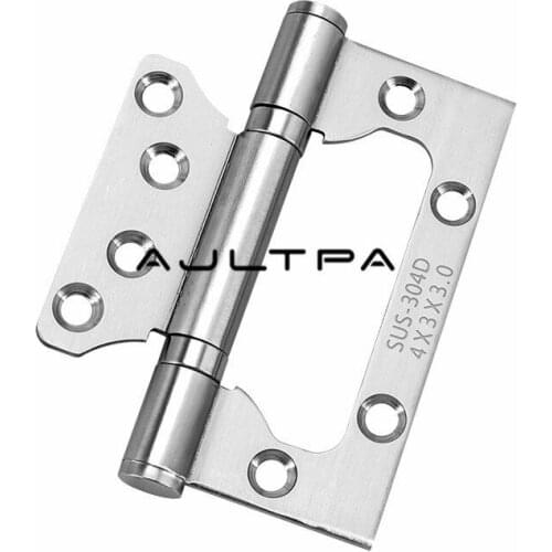 60Pcs 4" 5" High-quality 304 Stainless Steel Mute Bearing Extra-thick Smooth Mute Furniture Hinges Door Hinges