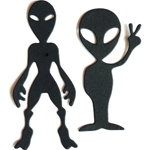 Miss Vintage Alien Dies Metal Cutting Dies People Scrapbook Dies Cut Craft Supplies Card Making