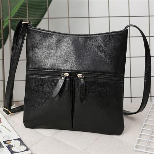 Vintage Purse Female Soft Leather Shoulder Messenger Bag Handbags Designer Crossbody Bag 2021