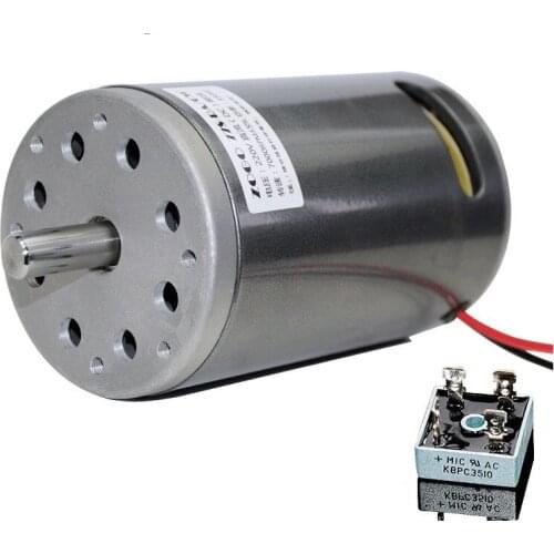 DC 220V 350W 680W high speed positive and negative bearing with fan sand belt machine bead motor motor