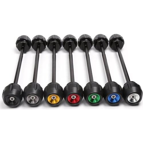 Motorcycle CNC Aluminum Alloy Rear Wheel Axle Fork Crash Sliders Protection For Yamaha MT09 MT-09 MT09 2014 2015 2016 2017