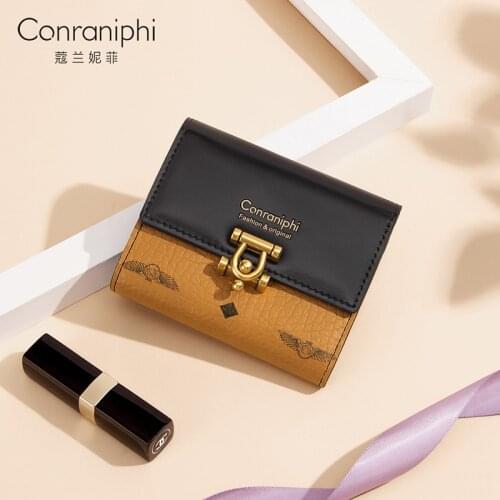 2021 new wallet womens large capacity multi-function wallet hand bag retro fashion versatile Wallets for women halloween purses