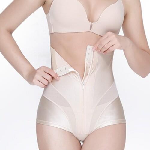 Women Postpartum Girdle High Waist Control Panties Butt Lifter Belly Slimming Body Shaper Underwear Waist Trainer
