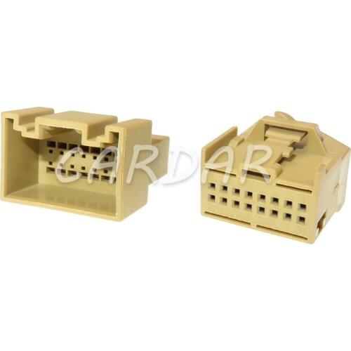 1 Set 16 Pin 8E0 972 416 A Auto Reversing Radar Wire Socket Parking Module Connector 8E0972416A For Audi VW