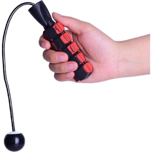 1 Pair Wireless Jump Rope Weighted Reusable Gradient Black Red B Bearing Small Ball Skipping Rope for Fitness