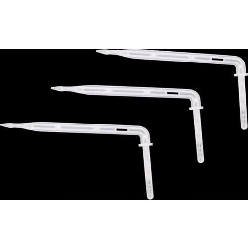 200Pcs Bend Arrow Dripper Drip Emitter Curved Arrows Plant Sprinklers Garden Micro Irrigation System connectors 4/7mm Hose