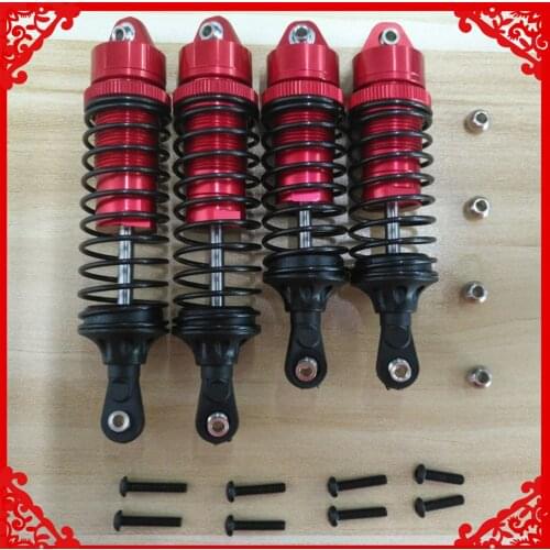 2/4 pcs/set alloy front rear shock absorber damper oil fill type 5862 rc model car 1/10 for Traxxas Slash 2WD short course parts