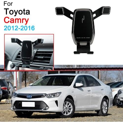 Car GPS Stand Air Vent Clip Mount Car Phone Holder for Toyota Camry Accessories 2012-2016