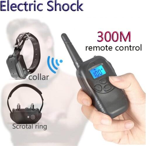 Wireless Remote Control Electric Shock Collar Cock Ring BDSM Bondage Restraint Slave Fetish Adult Games Sex Toys For Couple Men