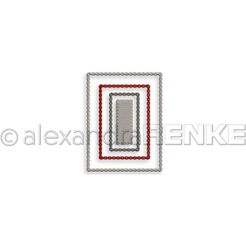 CH 2021 New Arrival Rectangle border Metal Cutting Dies Stencils for DIY Scrapbooking/photo Album Decorative Embossing DIY Paper