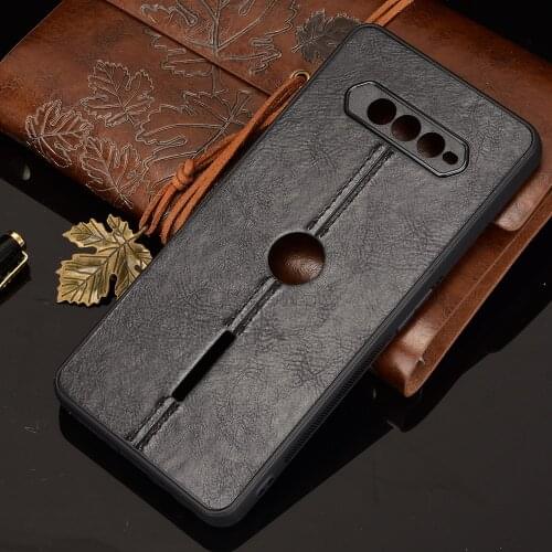 Case For Black shark 4 Luxury PU Leather Texture PU Leather Back Hard Plastic Cover For Xiaomi BlackShark 4 Pro