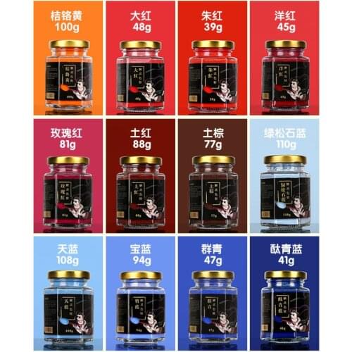 Pure Natural Inorganic Fine Mineral Powder Pigment for Icon Painting ,Oil Painting and Watercolor Painting Sun-proof