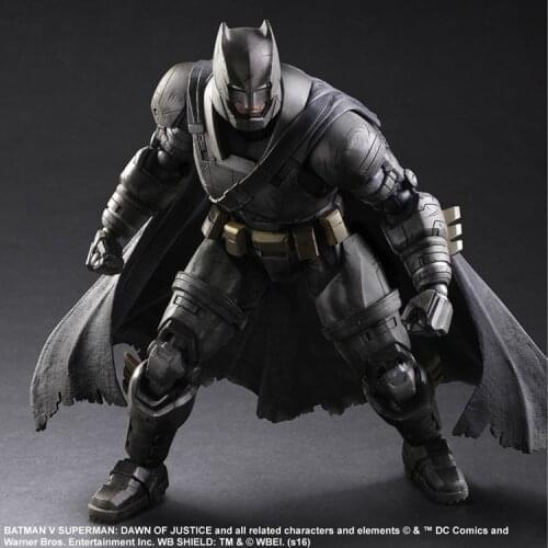 PLAY ARTS 25cm Armored Batman Edition 2 Action Figure Model Toys