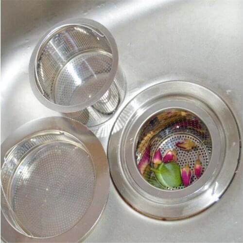 Kitchen Colanders Sink Drainer Lid Pool Basket Strainer Drain Hole Filter Trap Metal Sink Strainer Bath Sink Drain Home Utensil