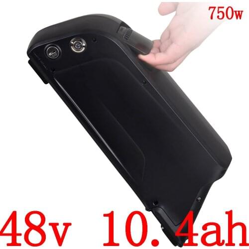 48V 500W 750W ebike battery pack 48V 10ah electric bicycle battery 48v 8ah 10.4ah lithium ion battery with 20A BMS+2A charger
