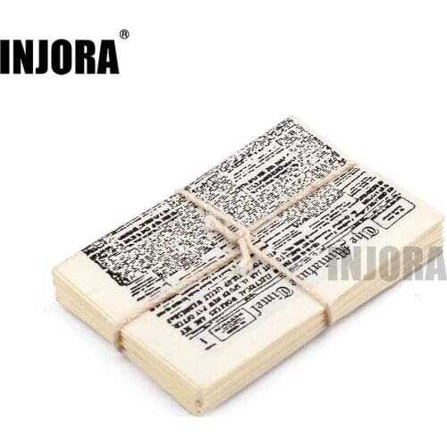 INJORA 42*30MM Mini Newspaper for RC Crawler Car Tamiya CC01 Axial SCX10 D90 D110 TF2 Traxxas TRX-4