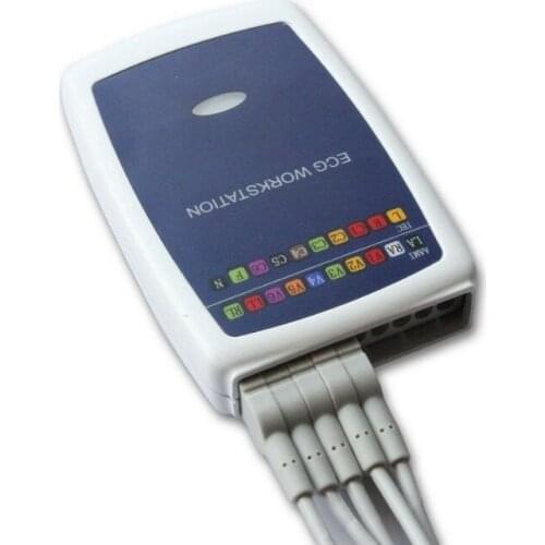 Multi-function PC ECG Workstation System 12 Lead Resting ECG,NEW CONTEC8000G
