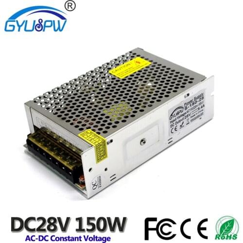 Single Output Power Supply DC 28V 5.4A 150W transformer 110V 220V AC to DC28V Switching Power Source for Led Light CCTV Stepper