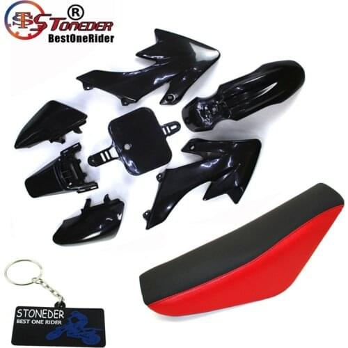 STONEDER Plastic Fairing Body Kits Tall Foam Seat For Honda CRF50 XR50 50cc 70cc 90cc 110cc 125cc 140cc - 160cc Pit Dirt Trail