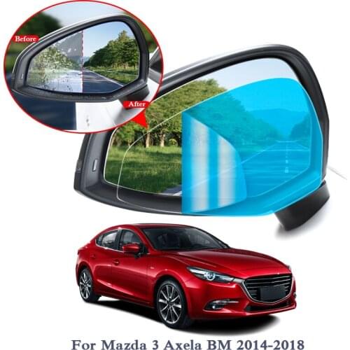 2PCS Anti Fog Car Window Clear Film Car Rearview Mirror Protective Film For Mazda 3 Axela 6 Atenza CX-5 Waterproof Car Stickers