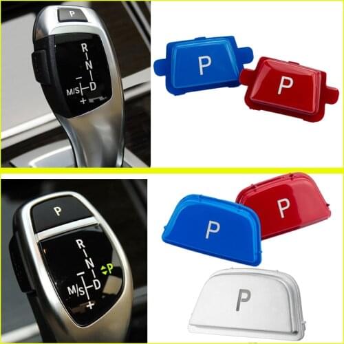 Car Gear Lever Auto Parking Button Letter P Button for BMW 1 2 3 4 5 7 Series X1 X3 X4 F10 F11 F01 F02 F30 F32 F48 F25 F18 F26
