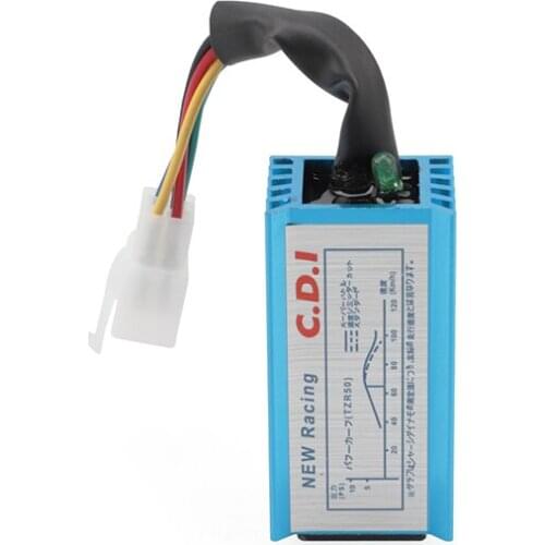Blue motorcycle 5-pin cdi for 50 70 90 110 125cc racing performance cdi for honda xr50 crf50
