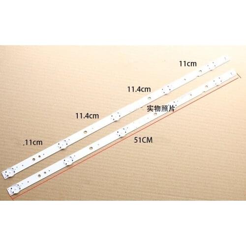 LED backlight strip 5 lamp for LG Innotek 49inch TV Panasonic TX-49DS500B TX-49DS500E TZLP151KHAB6 TZLP151KHAB1 TX-49DS500B