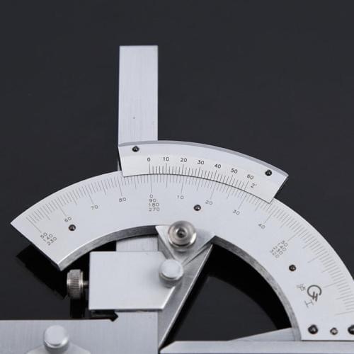 Accurate scale High precision 0-320Stainless Steel Angular Vernier Ruler Universal Bevel Prot